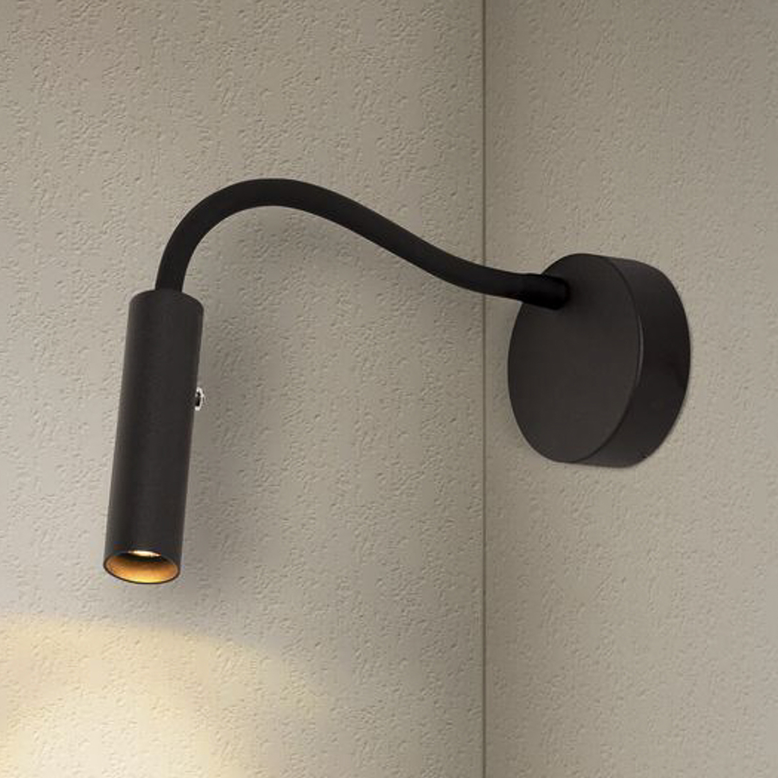 SLV Karpo Goose aplique de pared LED, atenuable, CRI 90