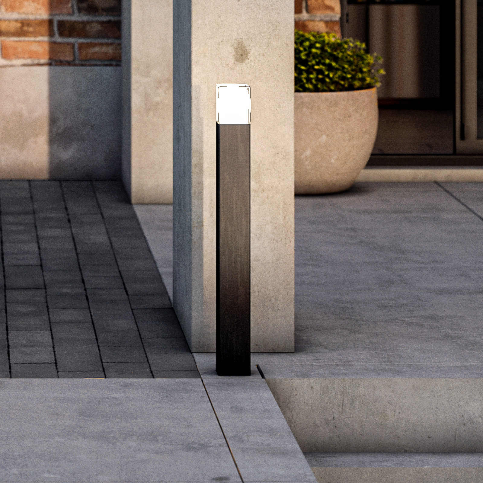 Smartwares Bolardo luminoso Led de aluminio, 3.000 K, IP44 — imagen 3