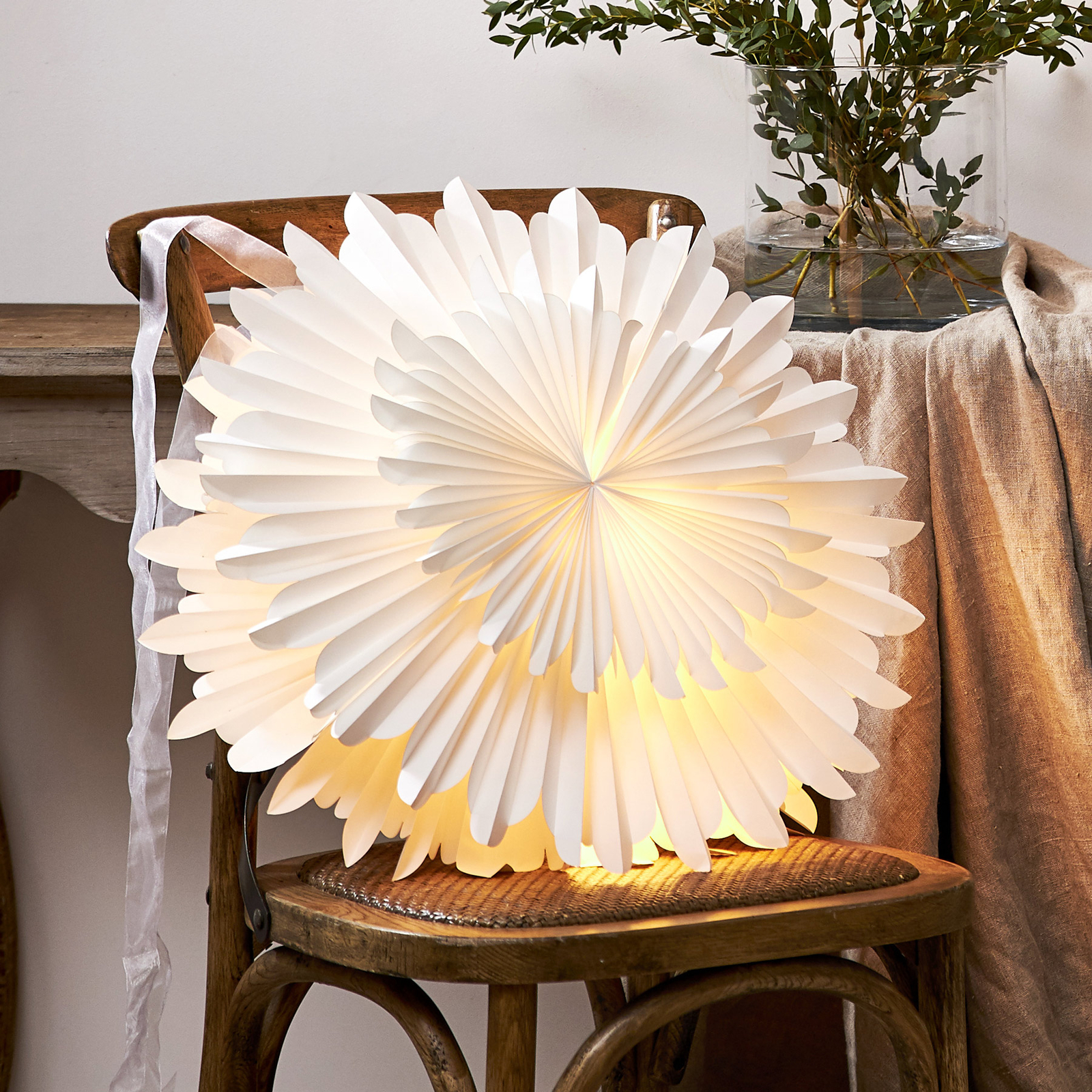 Star Trading Estrella decorativa de papel cristal sin portalámpara — imagen 2