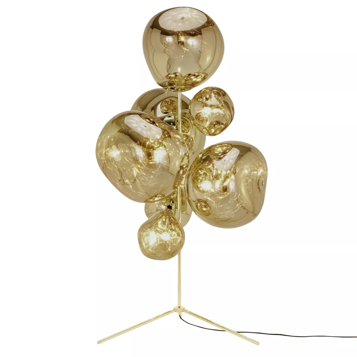 Tom Dixon Melt, lámpara de pie LED 7 focos
