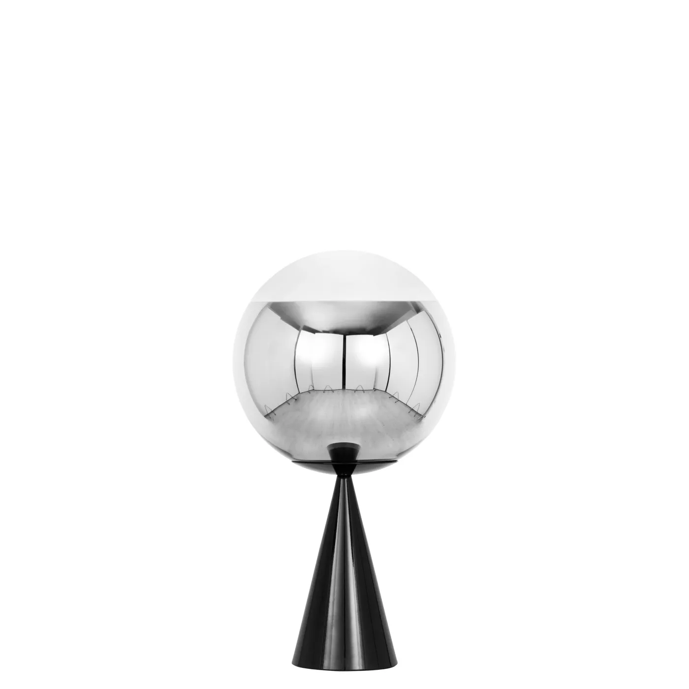 Tom Dixon Mirror Ball Fat, lámpara de sobremesa LED