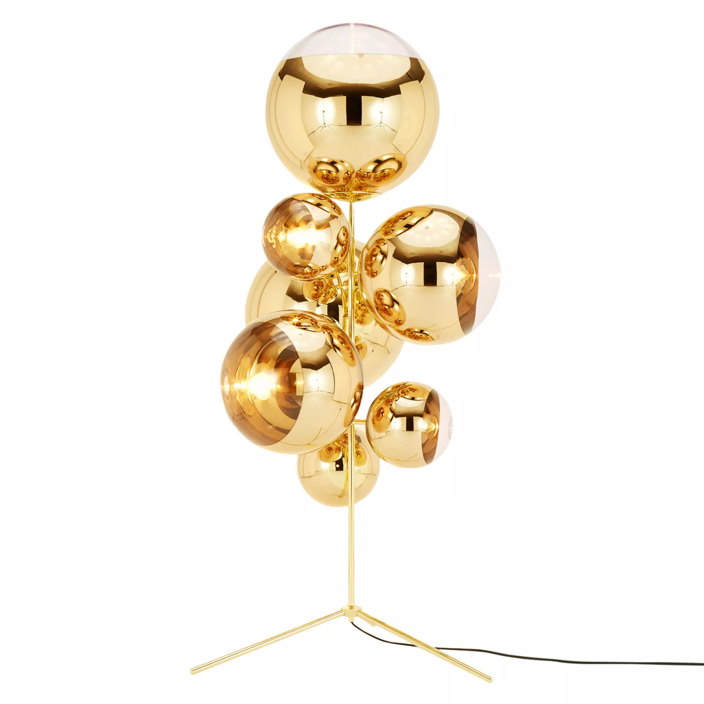 Tom Dixon Mirror Ball, 7 focos – Lámpara de pie — imagen 2
