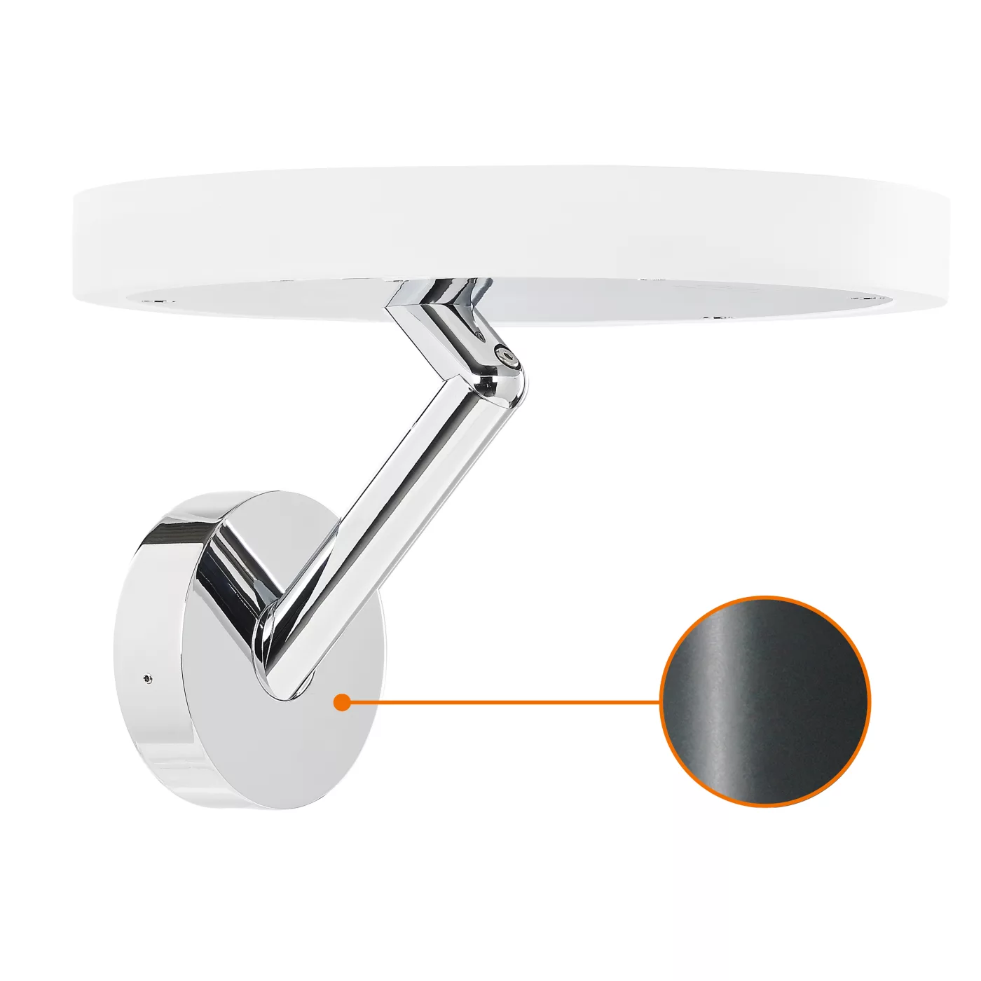 Top Light Allround, antracita - 24 cm – Lámpara de pared led — imagen 3
