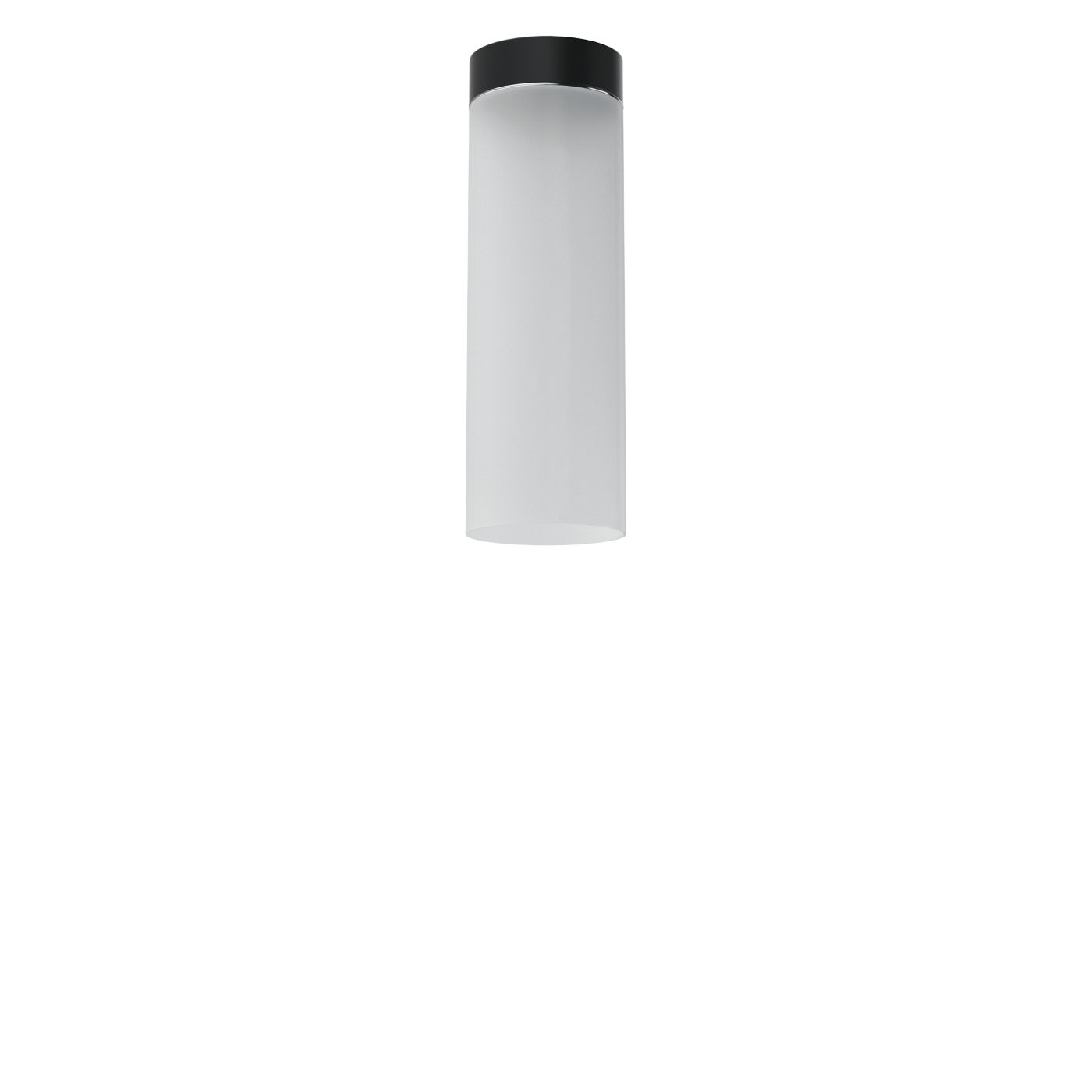 Top Light Dela, lámpara de techo florón negro mate - black edition - 20 cm - E27