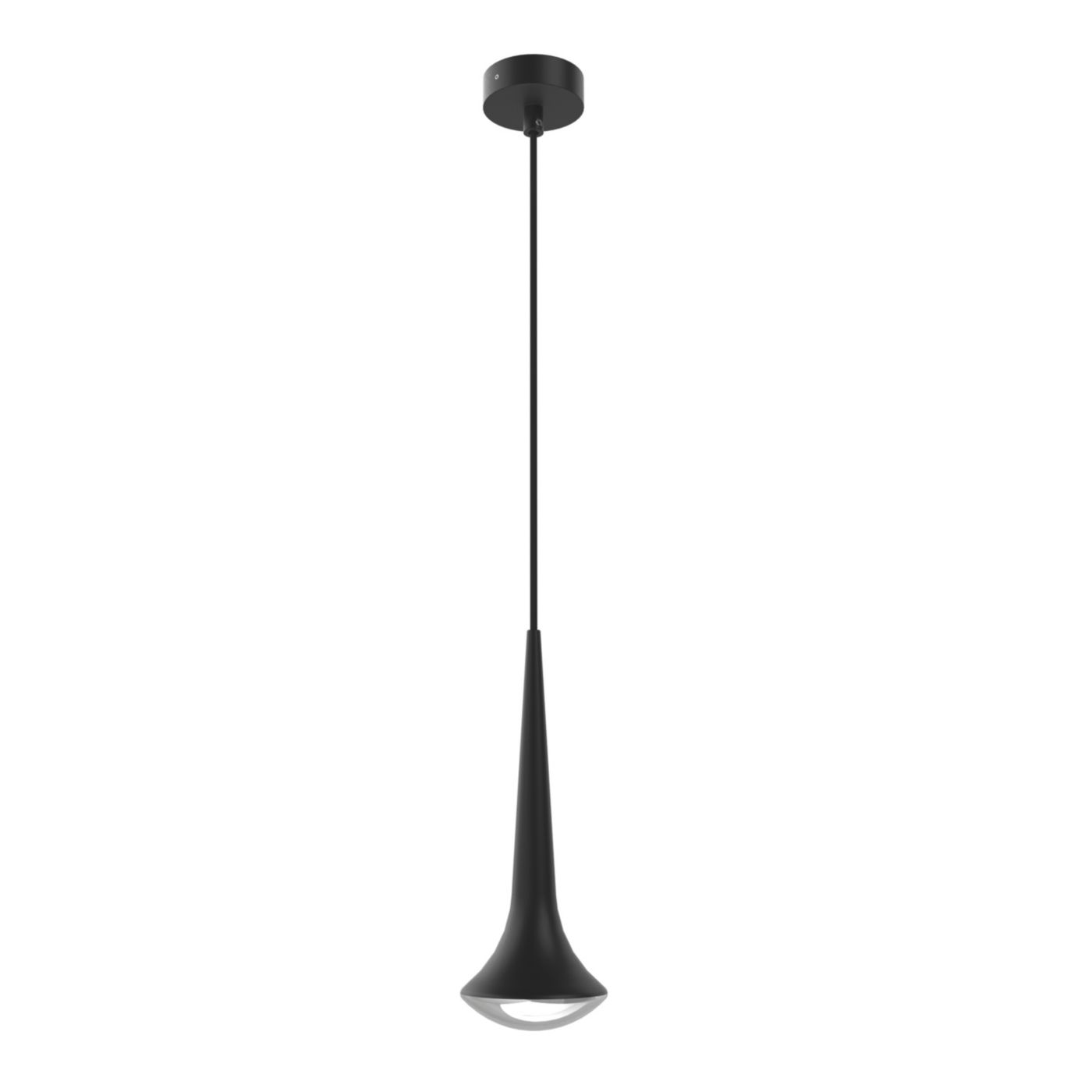 Top Light Look at Me, negro mate - Black Edition - lente transparente – Lámpara de suspensión led — imagen 3