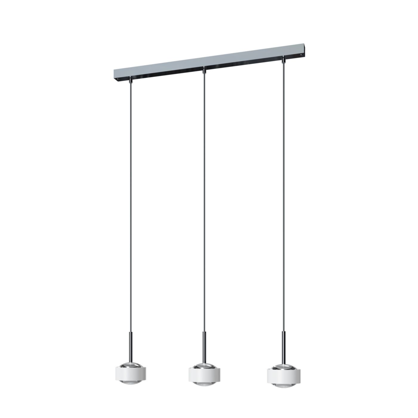 Top Light Puk Maxx Choice Drop, lámpara de suspensión LED 3 focos