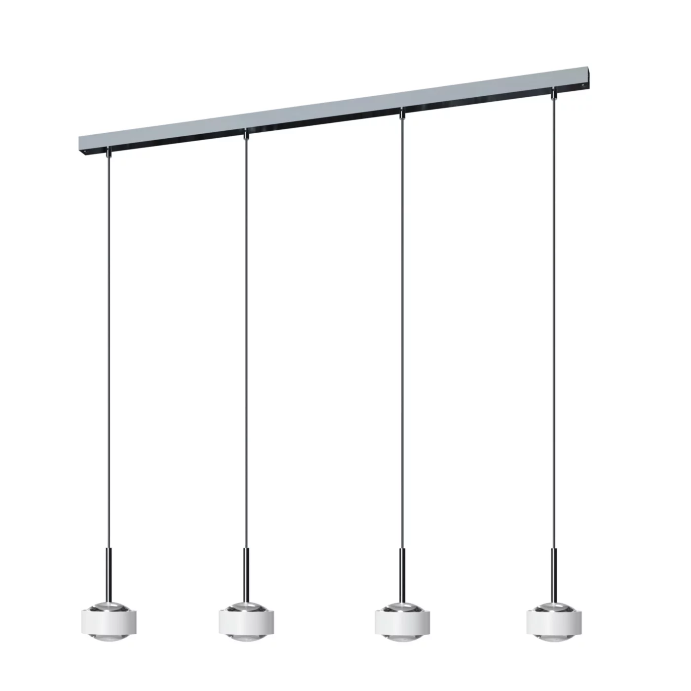 Top Light Puk Maxx Choice Drop, lámpara de suspensión LED 4 focos