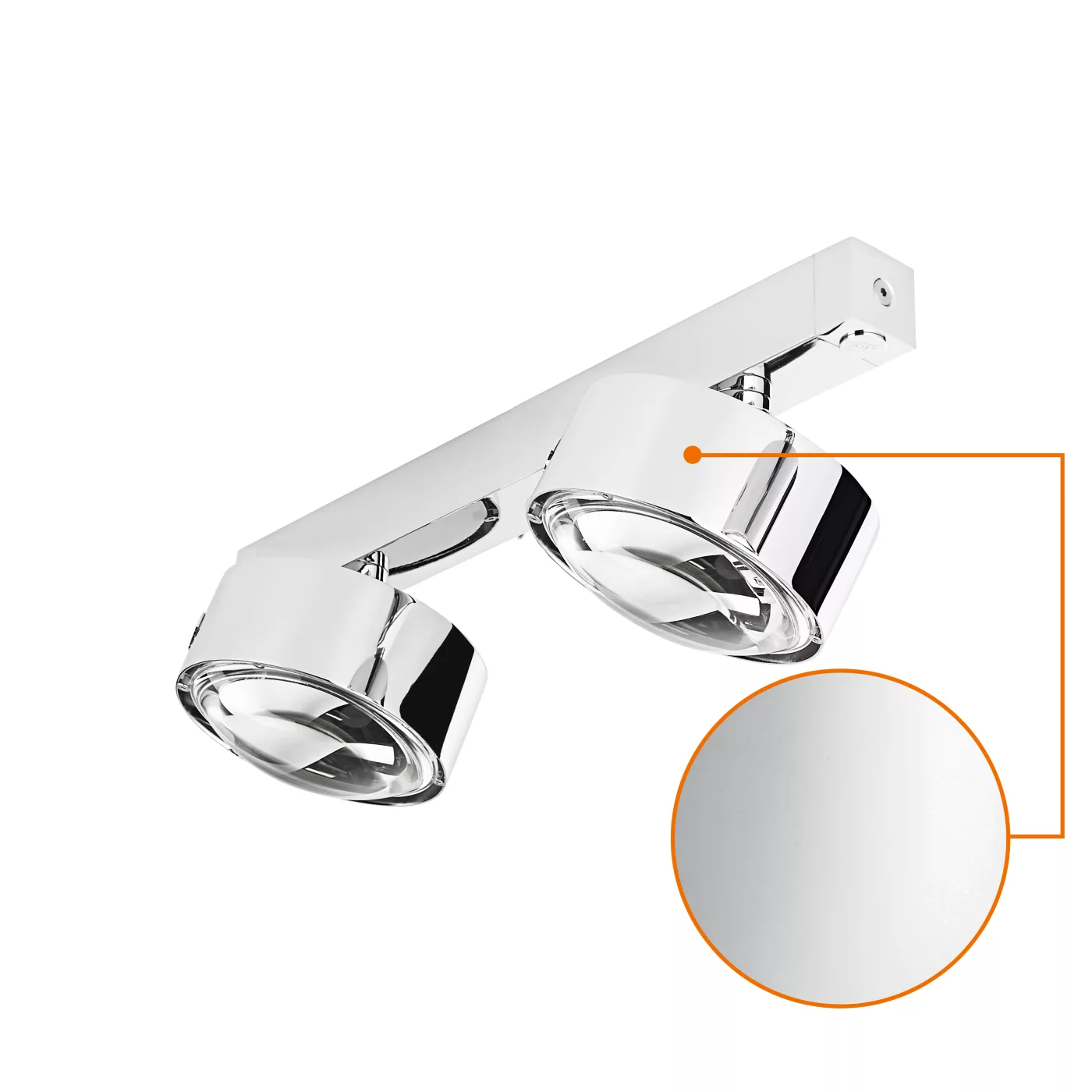 Top Light Puk Maxx Choice Move 45 cm, y pared – Lámpara de techo — imagen 3