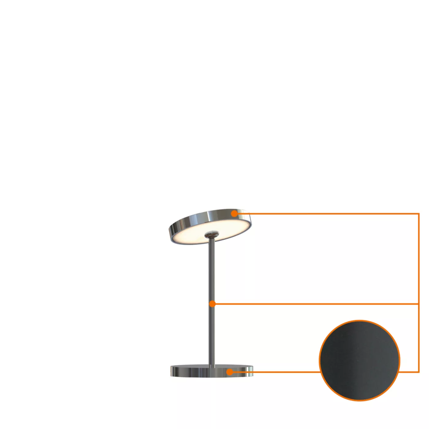 Top Light Sun Small, ø13 cm Led – Lámpara de sobremesa — imagen 3