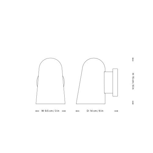 &Tradition Solid SC104 – Aplique de pared — imagen 4