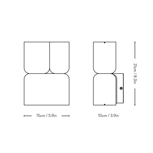 &Tradition Tabata LN10 – Aplique de pared — imagen 7