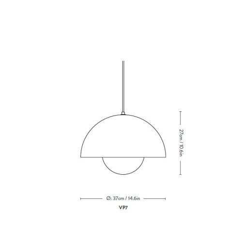 &Tradition Flowerpot VP7 — imagen 3