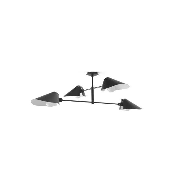 Bonnet SC91 Lámpara de Techo Ø100 Negro