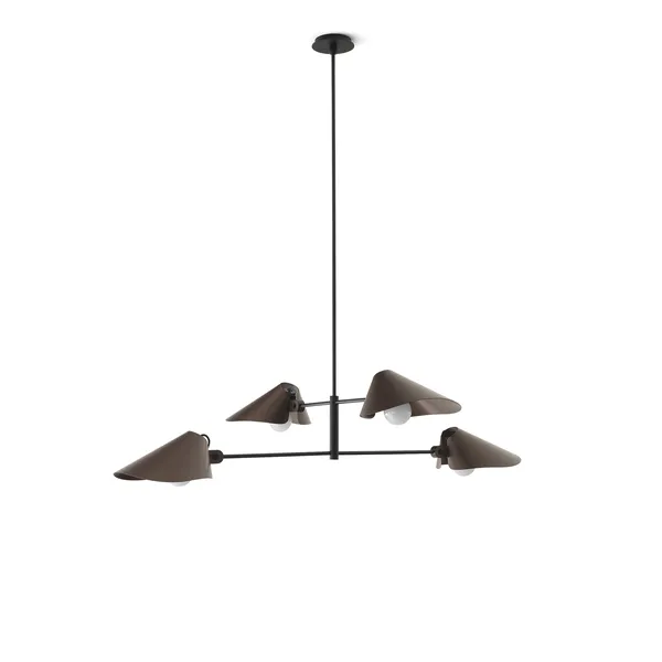 &Tradition Bonnet SC93 de Araña Ø100 Bronce/ Negro – Lámpara