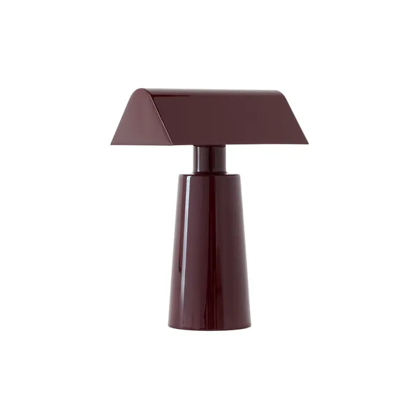 Caret MF1 Lámpara de Mesa Portátil Burdeos Oscuro
