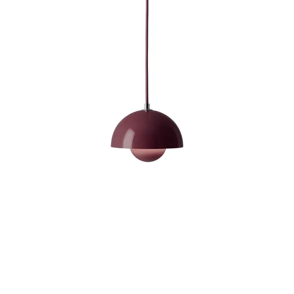 &Tradition Flowerpot VP10 Ciruela Oscuro – Lámpara colgante