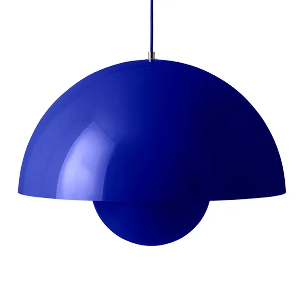 Flowerpot VP2 Lámpara colgante azul cobalto