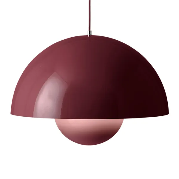 &Tradition Flowerpot VP2 Dark Plum – Lámpara colgante — imagen 3