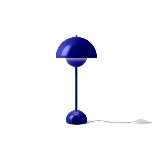 Flowerpot VP3 Lámpara de Mesa Cobalt Azul