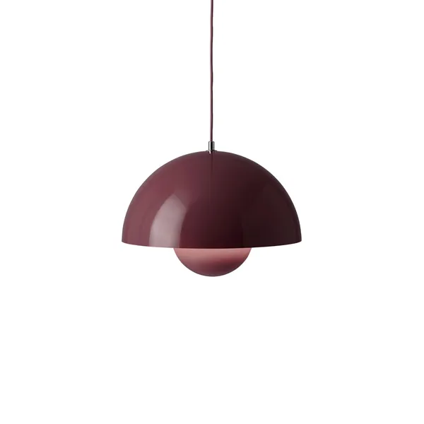 Flowerpot VP7 Lámpara Colgante Morado Oscuro