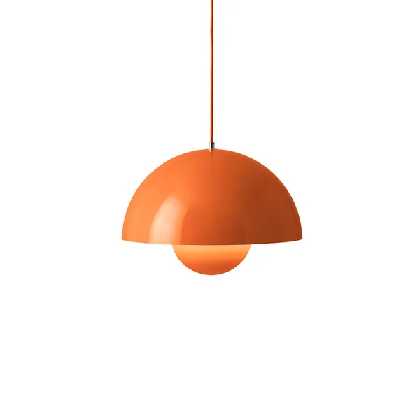 Flowerpot VP7 Lámpara Colgante Zesty Naranja