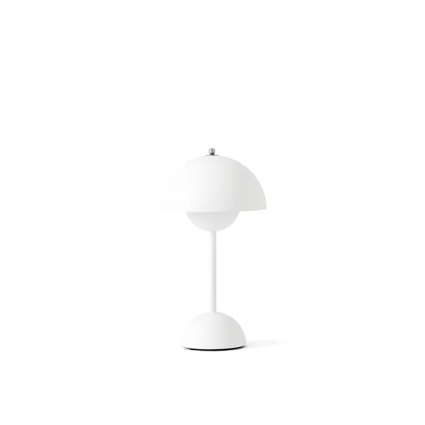 &Tradition Flowerpot VP9 Portátil Blanco Mate – Lámpara — imagen 2
