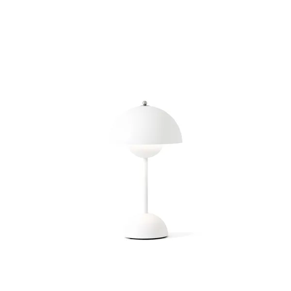 Flowerpot VP9 Lámpara Portátil Blanco Mate