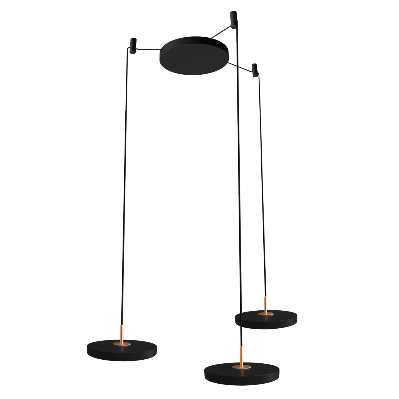 Umage Asteria Micro, lámpara de suspensión LED 3 focos