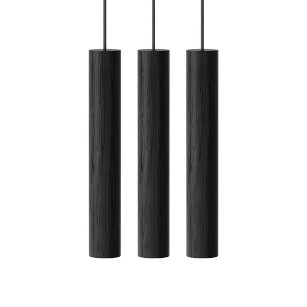 Umage Colgante de 3 Campanas Chimes en Roble Negro