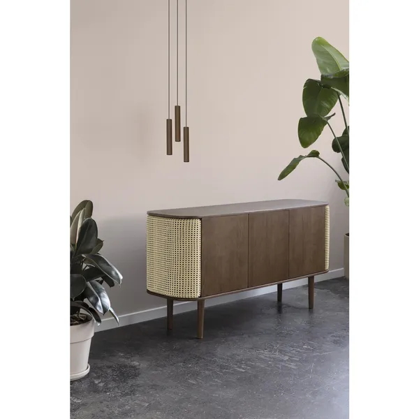 Umage Colgante de 3 Campanas Chimes en Roble Oscuro — imagen 2