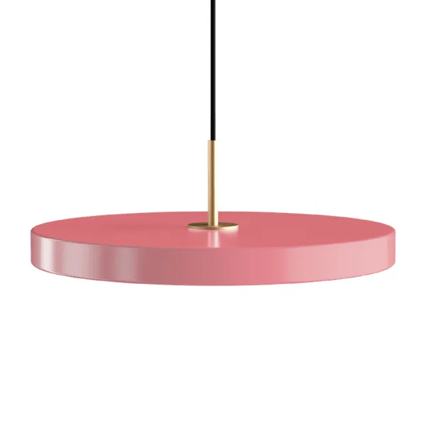 Colgante Mediano Asteria Plus en Lámpara Colgante Rosa/ Latón