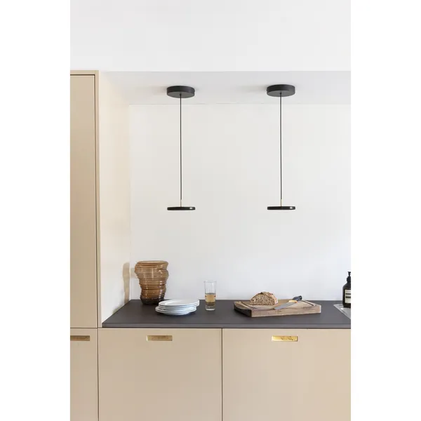 Umage Colgante Micro Asteria Negro/tapa de Acero – Lámpara colgante — imagen 4