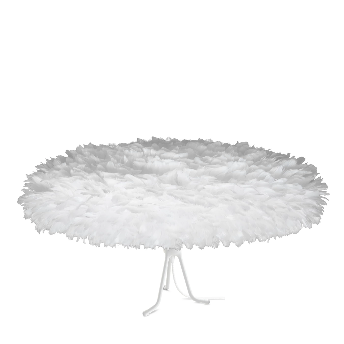 Umage Eos Esther, marco blanco/pantalla blanca - 75 cm – Lámpara de sobremesa