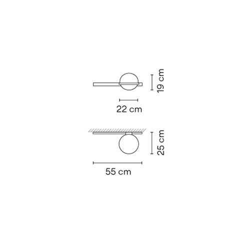 Vibia Palma 3700 – Aplique de pared — imagen 5