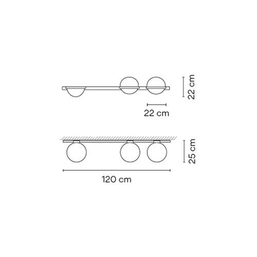 Vibia Palma 3704 – Aplique de pared — imagen 4