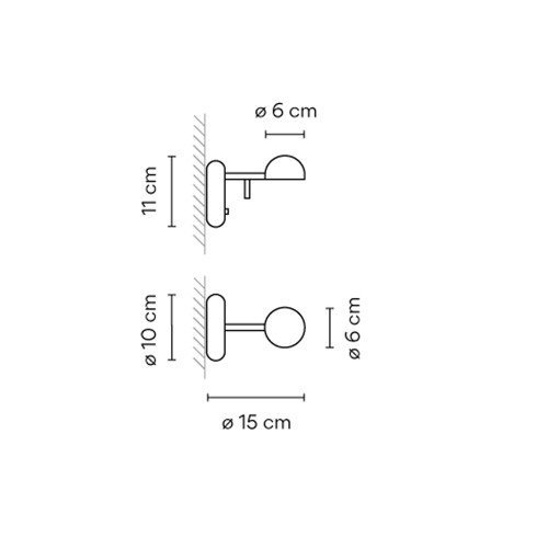 Vibia Pin 1675 – Aplique — imagen 5