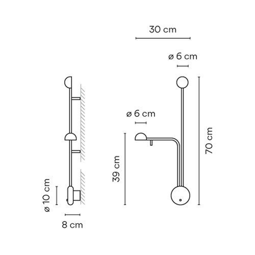 Vibia Pin 1685 – Aplique — imagen 5