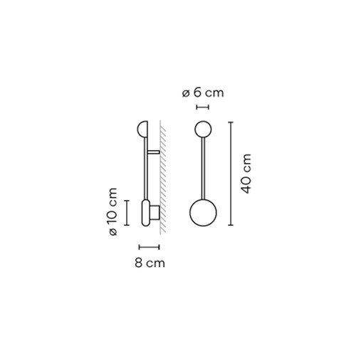 Vibia Pin 1690 – Aplique — imagen 5