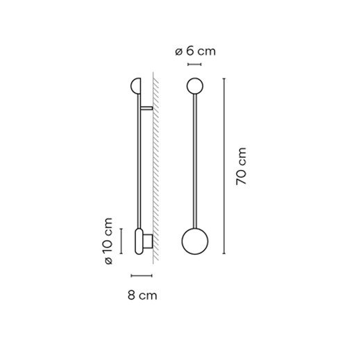 Vibia Pin 1692 – Aplique — imagen 6