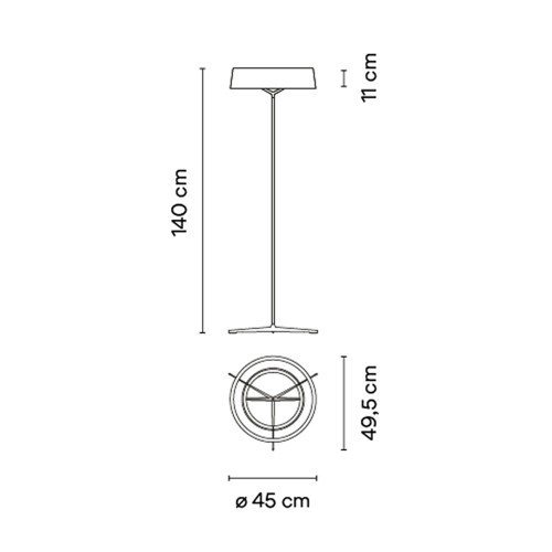 Vibia Dama 3230 – Lámpara de pie — imagen 6