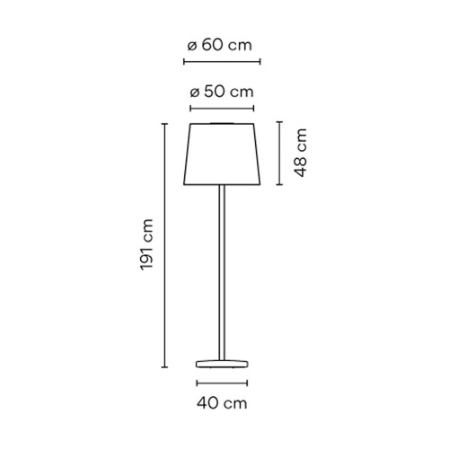 Vibia Wind 4057 – Lámpara de pie — imagen 4