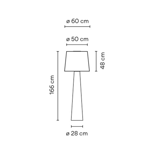 Vibia Wind 4067 – Lámpara de pie — imagen 4