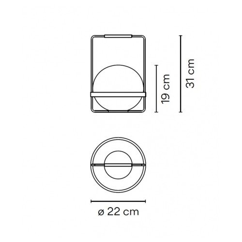Vibia Palma 3740 – Lámpara de sobremesa — imagen 6