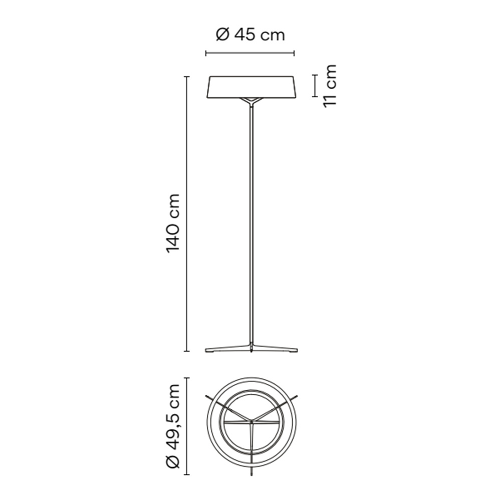 Vibia Dama – Lámpara pie — imagen 6