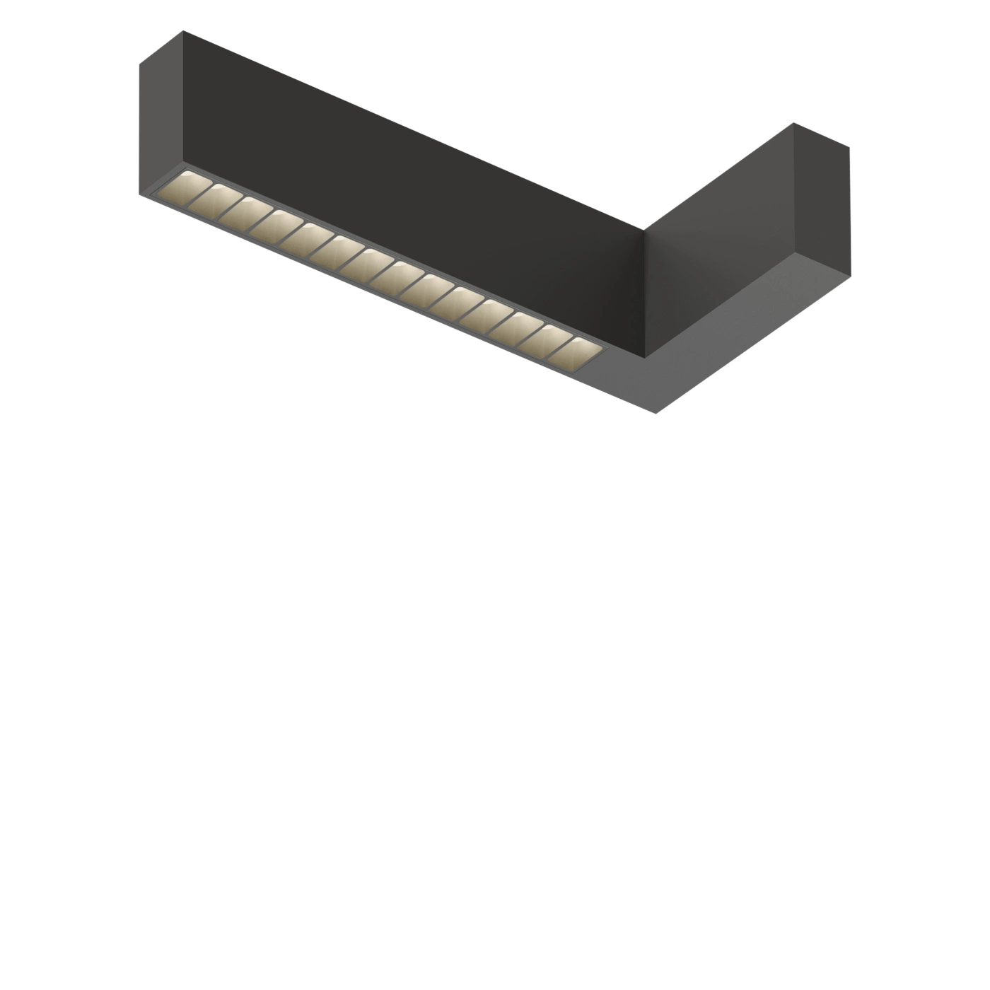 Vibia Offset, 1742 lámpara de techo LED negro - 2.200-4.000 K - casambi