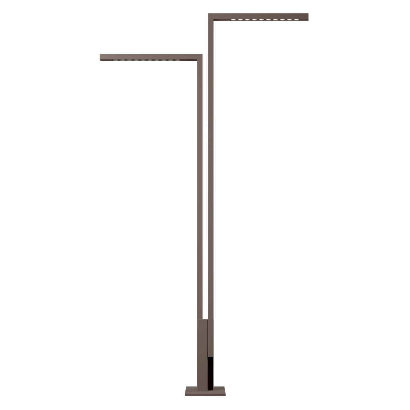 Vibia Palo Alto, Luz de poste LED 2 focos