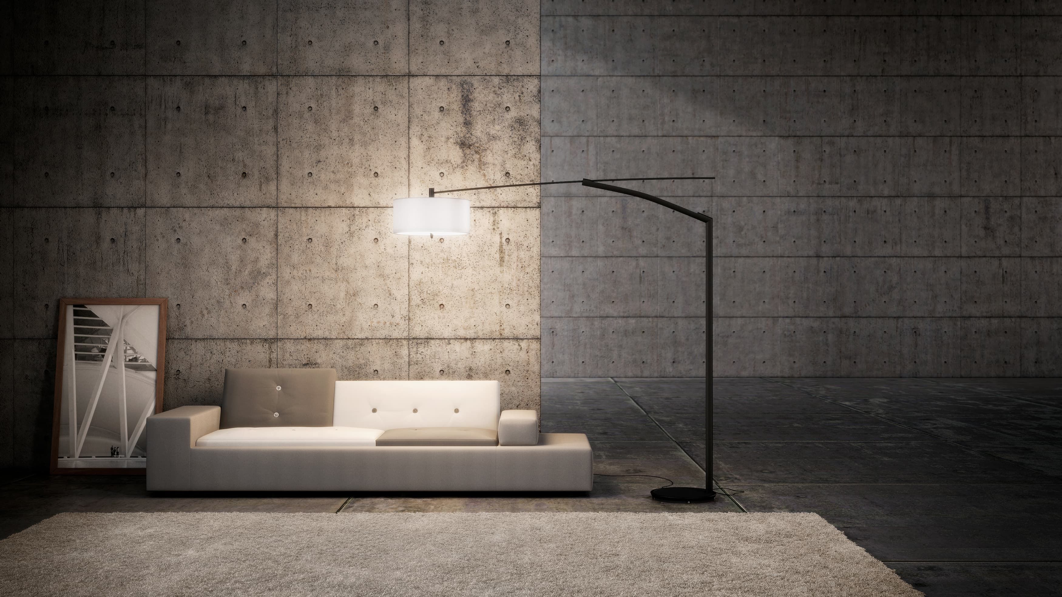 Vibia Balance — pie y sobremesa