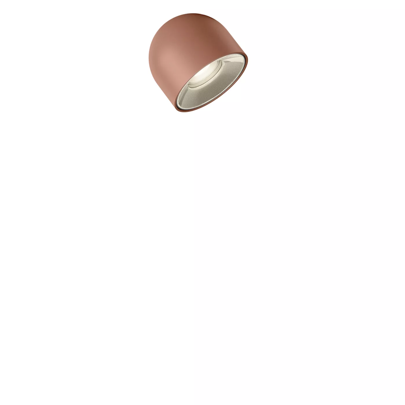 Vibia Plusminus 6331, plafón empotrable LED terracota - 2.700 K - casambi - 33° - directo