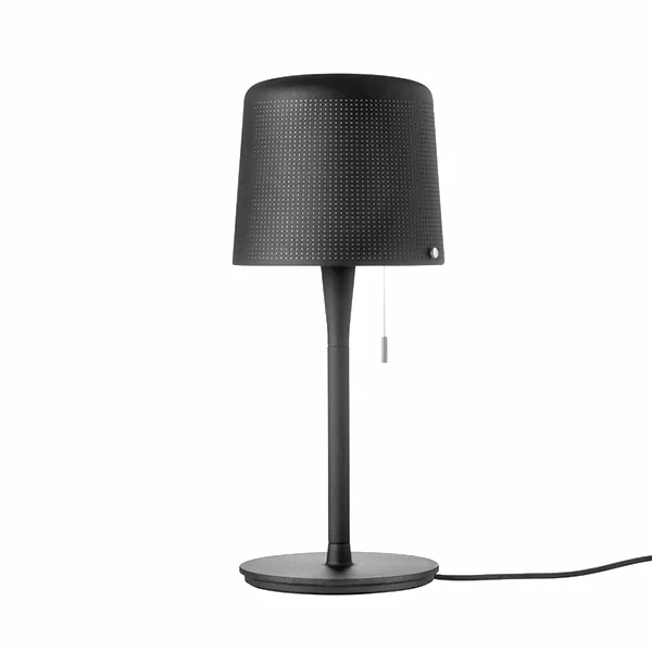 530 Lámpara de Mesa Negra