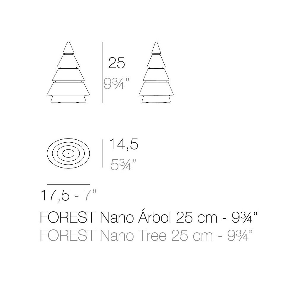 Vondom Forest nano – Lámpara sobremesa — imagen 5